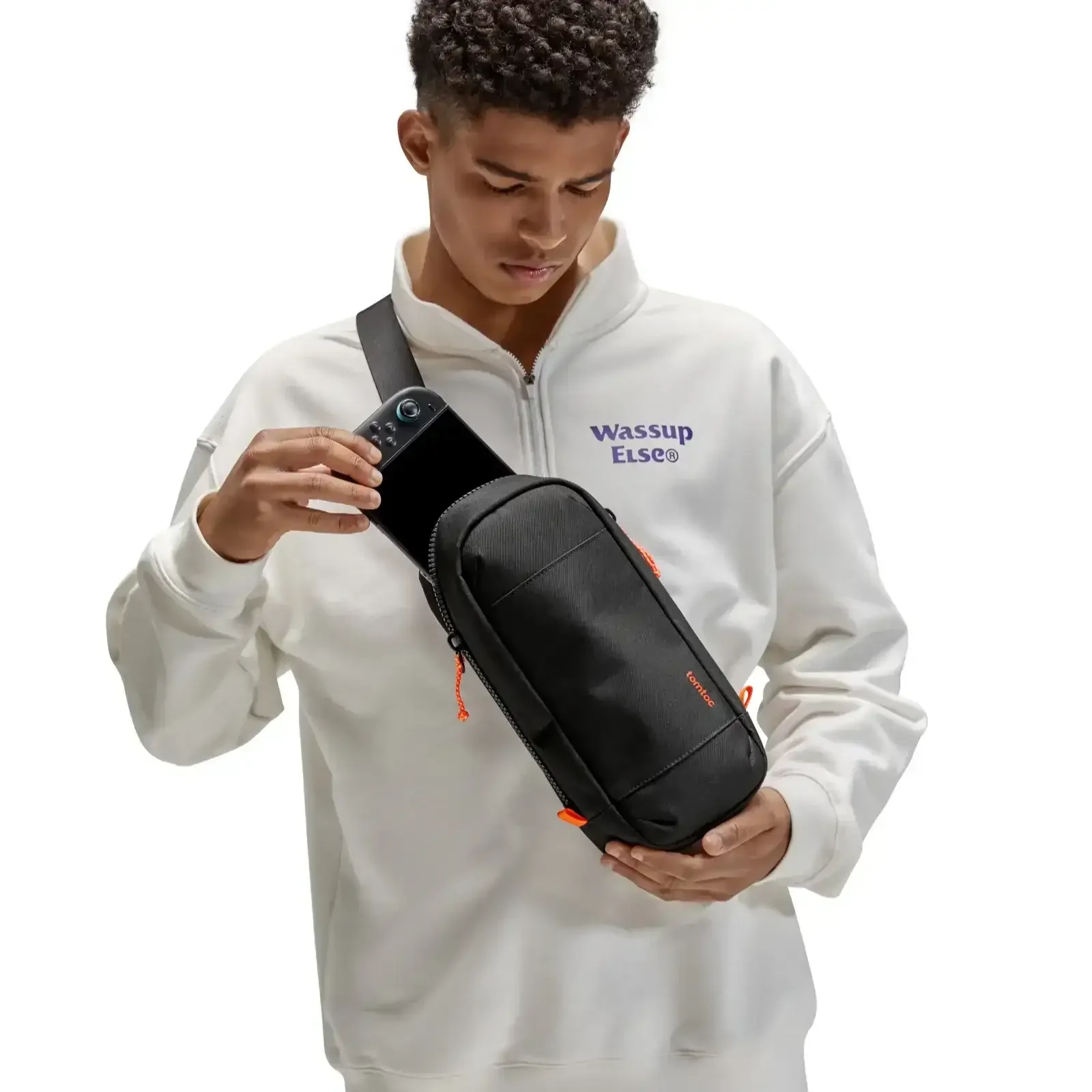 Tomtoc - GameOn-G49 Nintendo Switch 2 Sling Bag - Torba na Konsolę Nintendo Switch 2 - Image 15